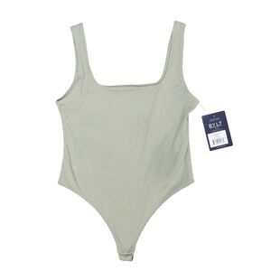 BYLT Bodysuit Women’s M Seamless Square Neck Smoothing Willow Minimalist NWT
